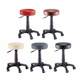 【AS雅司設計】舒適UP系列黑五腳滾輪式吧台椅(五色可選)
