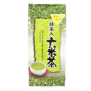 即期品【日本藤二】嚴選抹茶玄米茶包80g