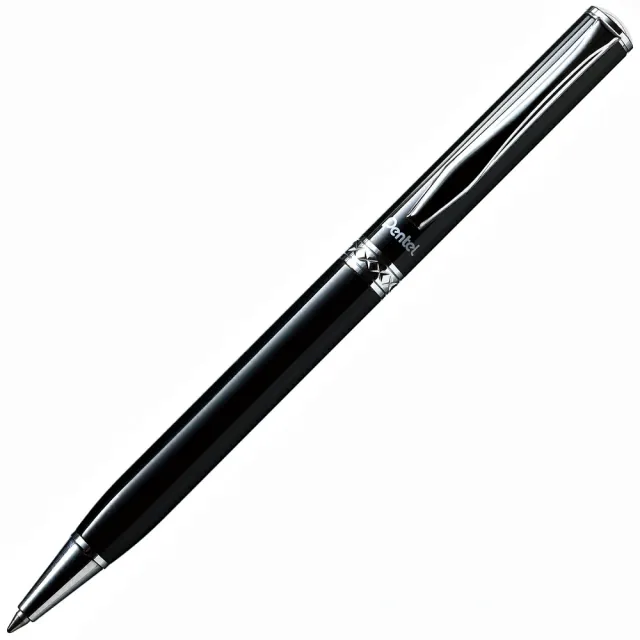 【PENTEL】Pentel飛龍B811A高級不鏽鋼原子筆 沉穩黑