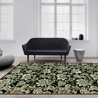 【范登伯格】比利時卡斯立體絲質地毯-藤花(140x200cm)