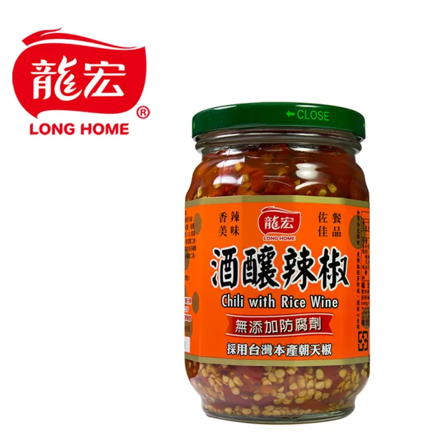 【龍宏】酒釀辣椒360g