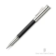 【GRAF VON FABER-CASTELL】鍍白金黑檀木 鋼珠筆(經典系列)
