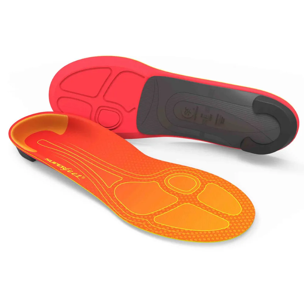 【美國SUPERfeet】碳纖維馬拉松路跑鞋墊(橘色舒緩款)