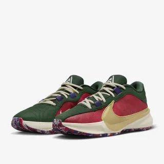 【NIKE 耐吉】籃球鞋 運動鞋 ZOOM FREAK 5 EP 男鞋 綠紅(DZ2945600)