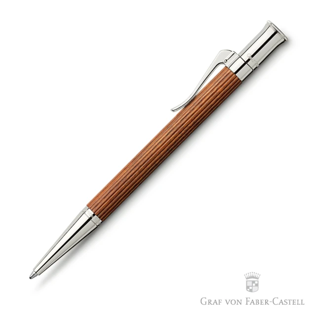 GRAF VON FABER-CASTELL 鍍白金巴西蘇木 原子筆(經典系列)