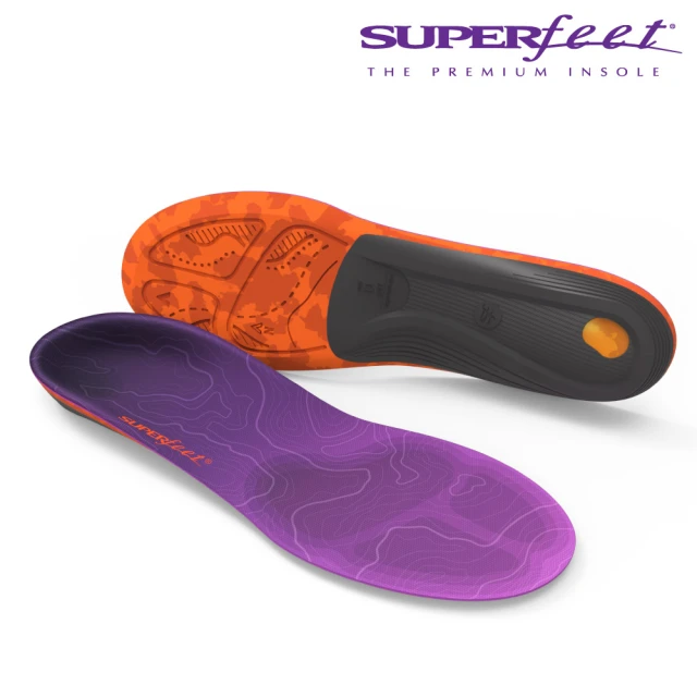 【美國SUPERfeet】碳纖維健行鞋墊(紫色)