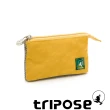 【tripose】漫遊系列岩紋簡約微旅萬用零錢包(黃)