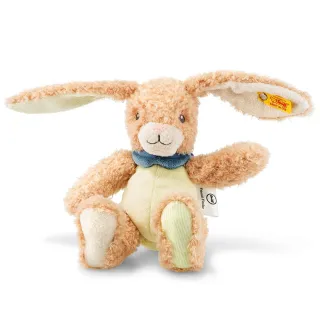 【STEIFF德國金耳釦泰迪熊】Friend-finder Rabbit 兔子(嬰幼兒安撫玩偶)