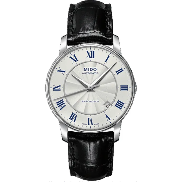 【MIDO】Baroncelli II 羅馬假期機械腕錶-38mm 99狂買節(M86004214)