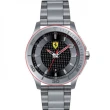 【法拉利 Scuderia Ferrari】冷風時尚賽車不鏽鋼腕錶(44mm/FA0830151)