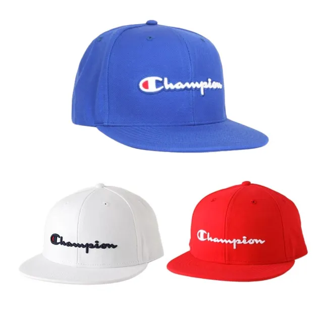 Champion】冠軍刺繡立體LOGO 美式休閒帽子平簷帽可調式卡車帽