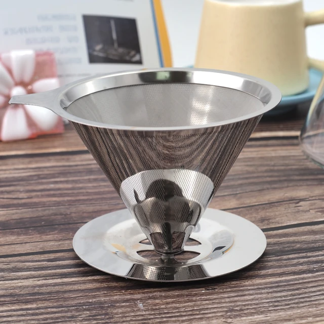 HARIO V60 白色02磁石濾杯好握咖啡壺組（奶茶色）(