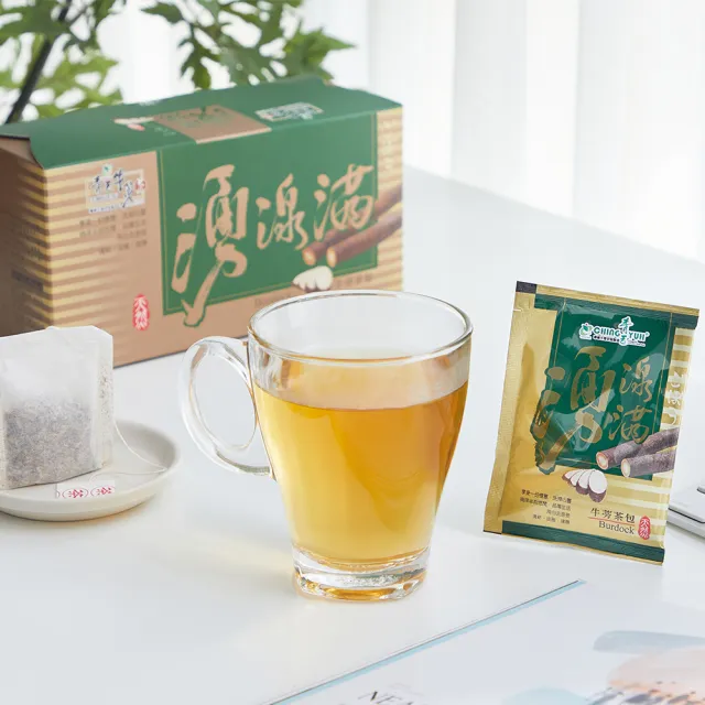 【青玉牛蒡茶】湧泉滿牛蒡茶包x1盒(6gx20包/盒)