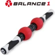 【BALANCE 1】可拆式強力肌肉深度按摩滾輪棒 附兩顆加強輪(按摩 紓緩)