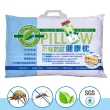 【LooCa】防蹣防蚊輕量枕頭x2+平面式保潔墊-大6尺(Greenfirst防蹣系列)