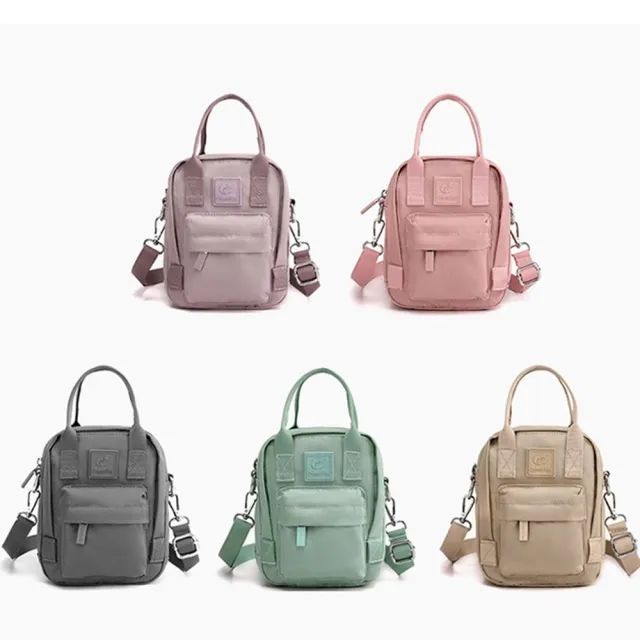 【巴黎精品】側背包帆布手提包(斜背個性簡約防潑水女包包8色a1ac15)