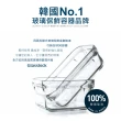 【Glasslock】韓國製附提把手提強化玻璃保鮮盒 - 長方形3700ml+2500ml