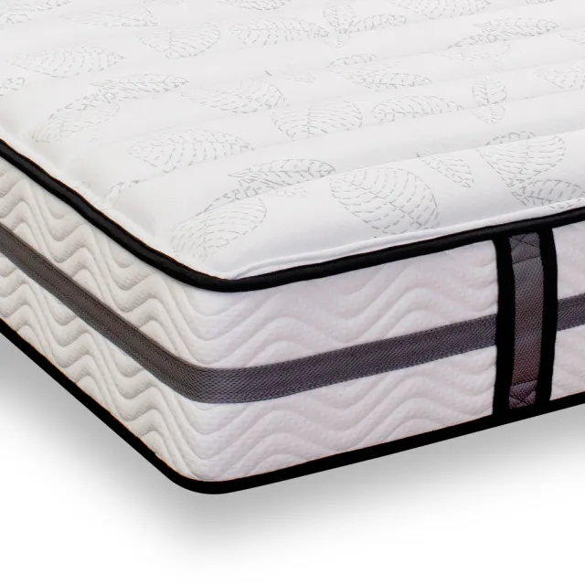 【美國名床BIA】Oakland 獨立筒床墊-6×7尺特大雙人(奈米竹炭布+3D網眼布)