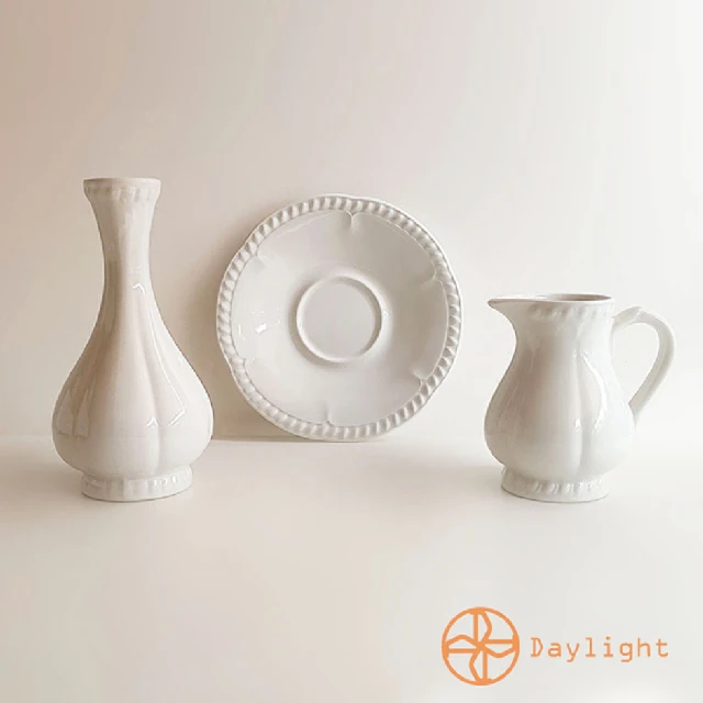 【Daylight】英國CHURCHILL邱吉爾-3入組(骨瓷 盤子 花瓶 牛奶壺 陶瓷盤)