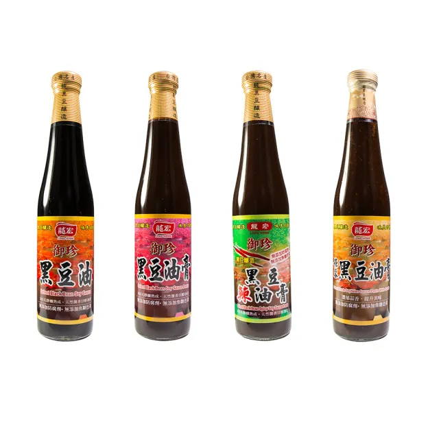 【龍宏】御珍黑豆油膏420ml(傳統釀造醬油)