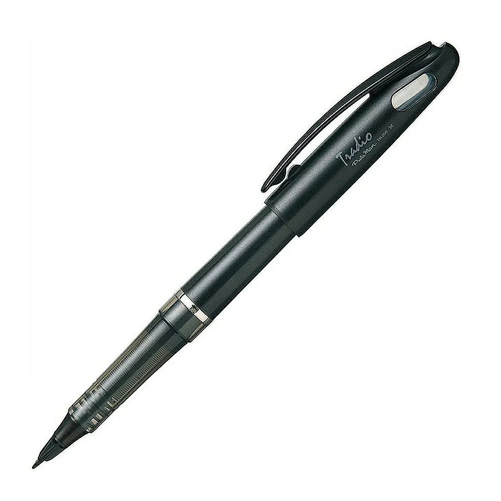 【PENTEL】飛龍 TRJ50-A 德拉迪塑膠鋼筆 黑