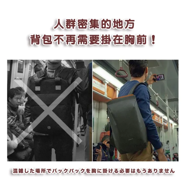 【Parkour X 跑酷】雙11 輕量特務超耐磨防盜旅行後背包(旅行背包 電腦包 書包)