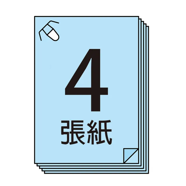 【普樂士】PLUS SL-104NB無針訂書機4枚 粉紅