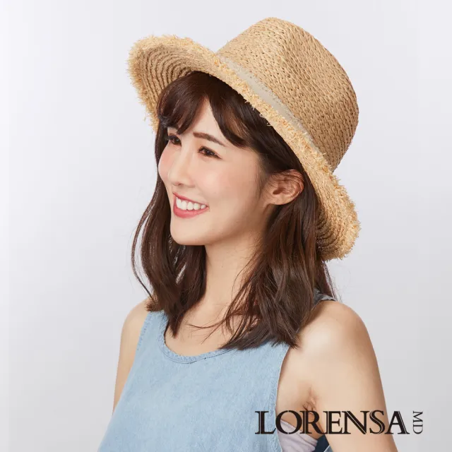 【Lorensa蘿芮】拉菲亞草南島渡假風格遮陽草帽