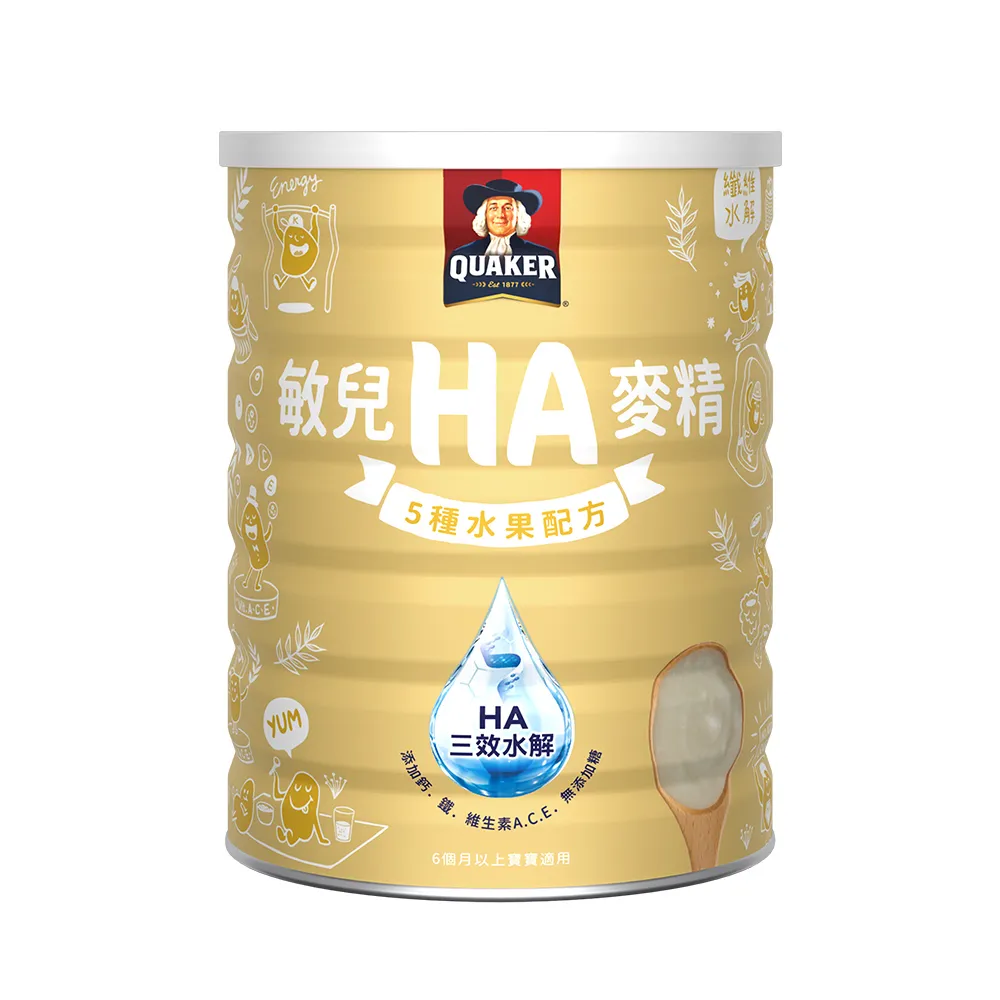 【桂格】敏兒HA麥精 五種水果配方700g/罐