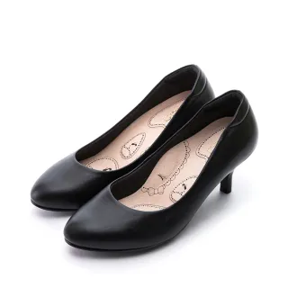 【DIANA】漫步雲端布朗尼G款--輕彈舒適OL制鞋(黑)