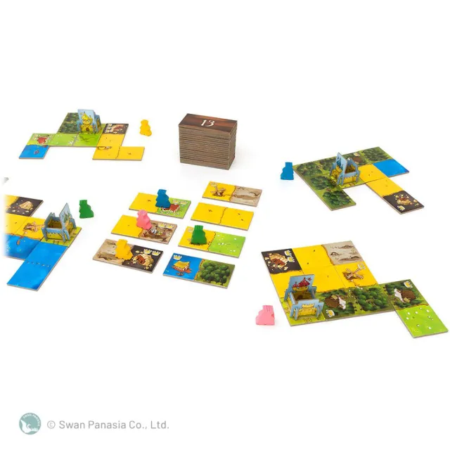 【新天鵝堡桌遊】多米諾王國 Kingdomino(全家一起來/送禮最大方)