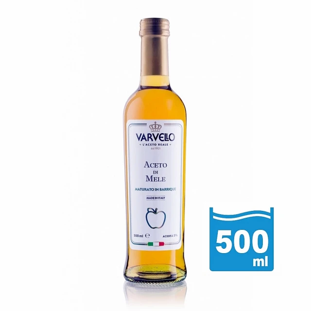 【VARVELLO 義大利】瓦爾維羅 金牌蘋果醋 500ML(原裝進口酸甜蘋果醋醋酸)