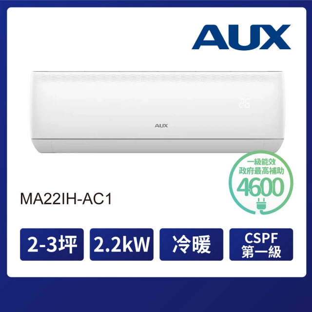 TECO 東元 20-22坪 R32一級變頻冷專分離式空調(