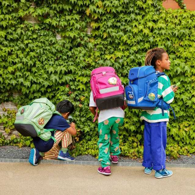 【Kid2Youth 大將作】德國 Ergobag S 基本款書包-紫色冰花/薰衣草紫(兒童成長護脊書包)