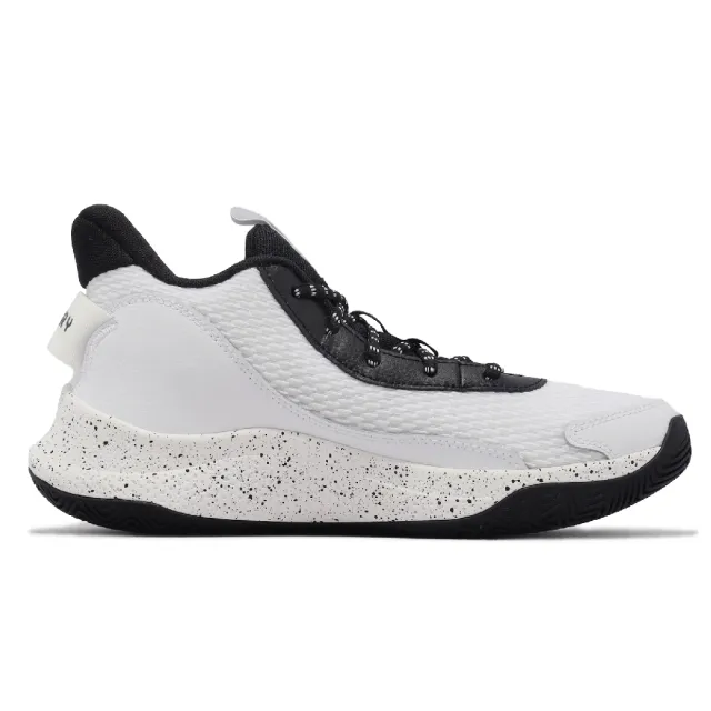 【UNDER ARMOUR】籃球鞋 Curry 3Z7 男鞋 白 黑 緩衝 中筒 子系列 運動鞋 UA(3026622101)