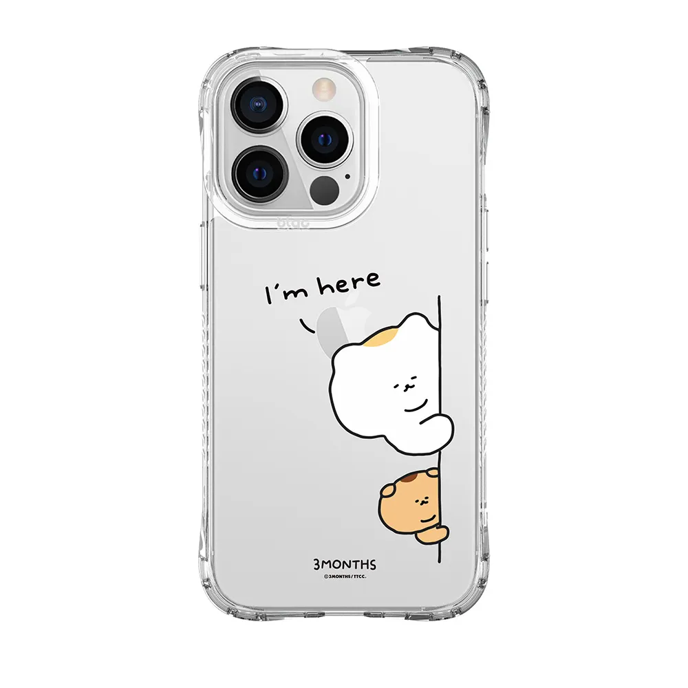 【TOYSELECT】iPhone 13 Pro 6.1吋 3MONTHS悠仔及阿布抗黃防摔iPhone手機殼
