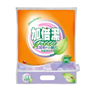 【加倍潔】尤加利+小蘇打防蹣潔白洗衣粉 1kg(防潮蓋設計)