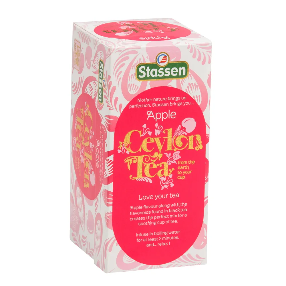 【Stassen 司迪生】蘋果茶2gx25入x1盒(風味紅茶)