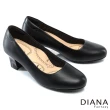 【DIANA】漫步雲端布朗尼F款--輕彈舒適OL制鞋(黑)