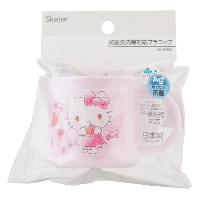 【Skater】三麗鷗 兒童用抗菌塑膠杯子 200ml Hello Kitty 甜點