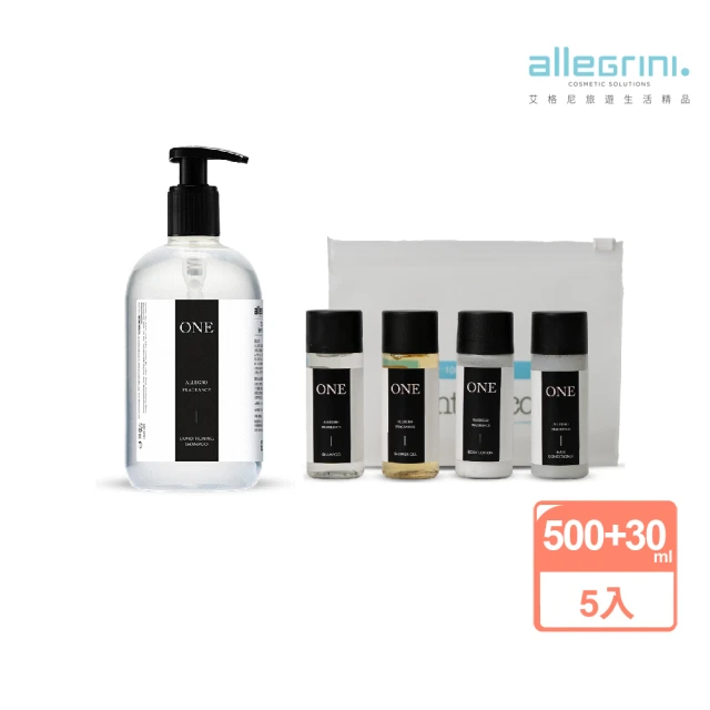 ALLEGRINI 艾格尼 ONE系列 洗髮超值體驗組-洗髮精500ml+豪華旅行組