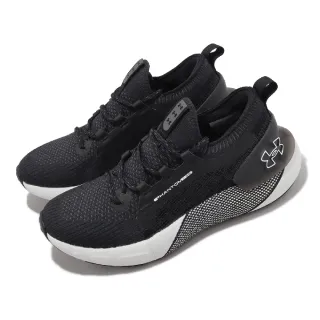 【UNDER ARMOUR】慢跑鞋 Hovr Phantom 3 SE 女鞋 黑 灰 襪套式 針織鞋面 緩震 運動鞋 UA(3026584002)