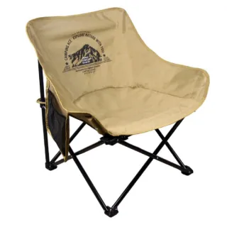 【Camping Ace】彎月戰術椅-2入組.折疊露營椅.童軍椅.折合椅.休閒椅.月亮椅(ARC-883N 荒漠沙)