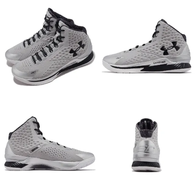 UNDER ARMOUR】籃球鞋Curry 1 BHM 男鞋灰銀運動鞋黑人歷史月UA