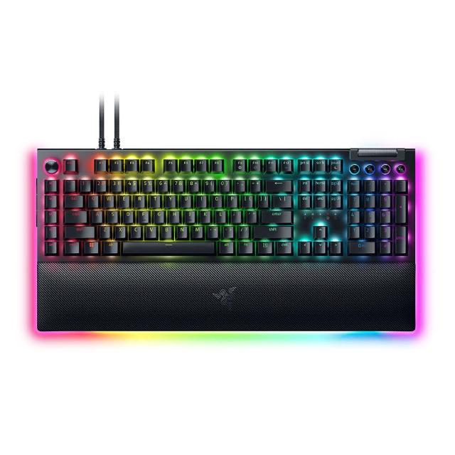 【Razer 雷蛇】BlackWidow V4 Pro 黑寡婦黃軸蜘幻彩版有線機械式RGB中文鍵盤(RZ03-04683300-R3T1-UT)