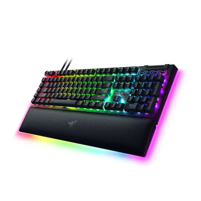 【Razer 雷蛇】BlackWidow V4 Pro 黑寡婦黃軸蜘幻彩版有線機械式RGB中文鍵盤(RZ03-04683300-R3T1-UT)