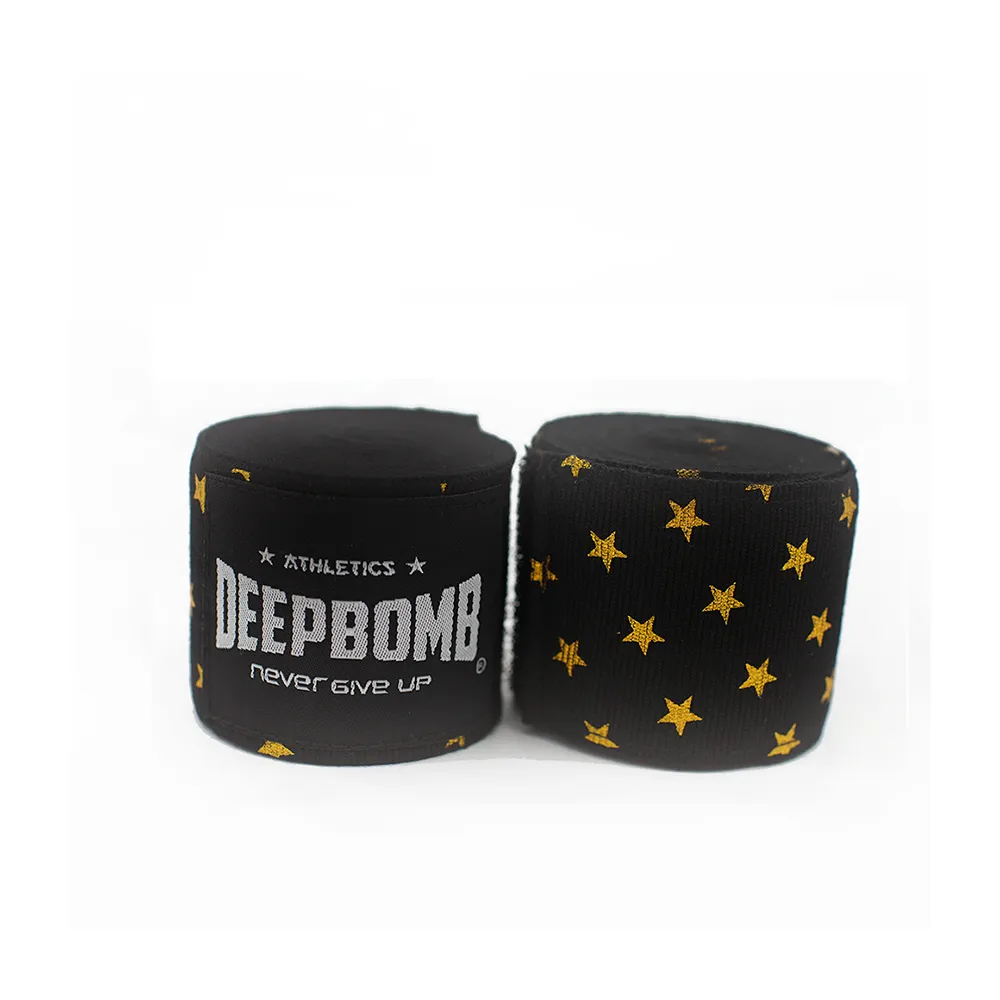 【DEEPBOMB】Momo獨家限量-專業拳擊手綁帶-滿天星(手綁帶 拳擊 泰拳 hand wraps 運動健身)