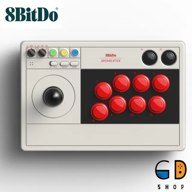 【8Bitdo】八位堂 switch 副廠 V3街機搖桿 80FE(鍵寧公司貨)