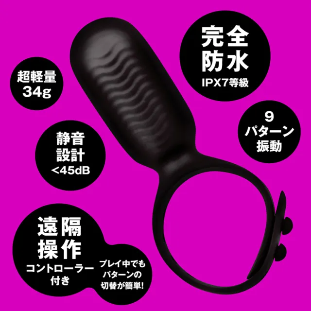 【Dr. 情趣】P.P.P｜完全防水 遙控極限｜雙人高潮｜套環跳蛋
