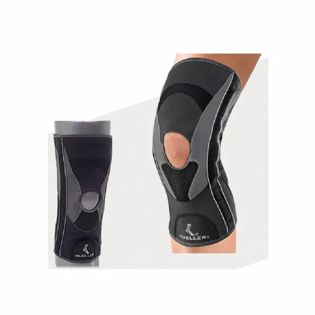 【海夫健康生活館】慕樂 肢體護具 未滅菌 Mueller Hg80彈簧支撐型 膝關節護具 膝圍36.1-41cm(MUA59212)